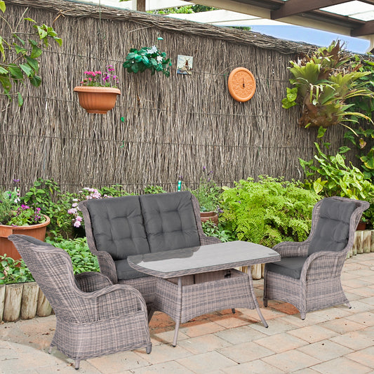 outsunny-garden-pe-rattan-dining-sofa-set-outdoor-4-seater-wicker-furniture-high-back-chairs-with-cushions-for-lawn-backyard-mixed-grey