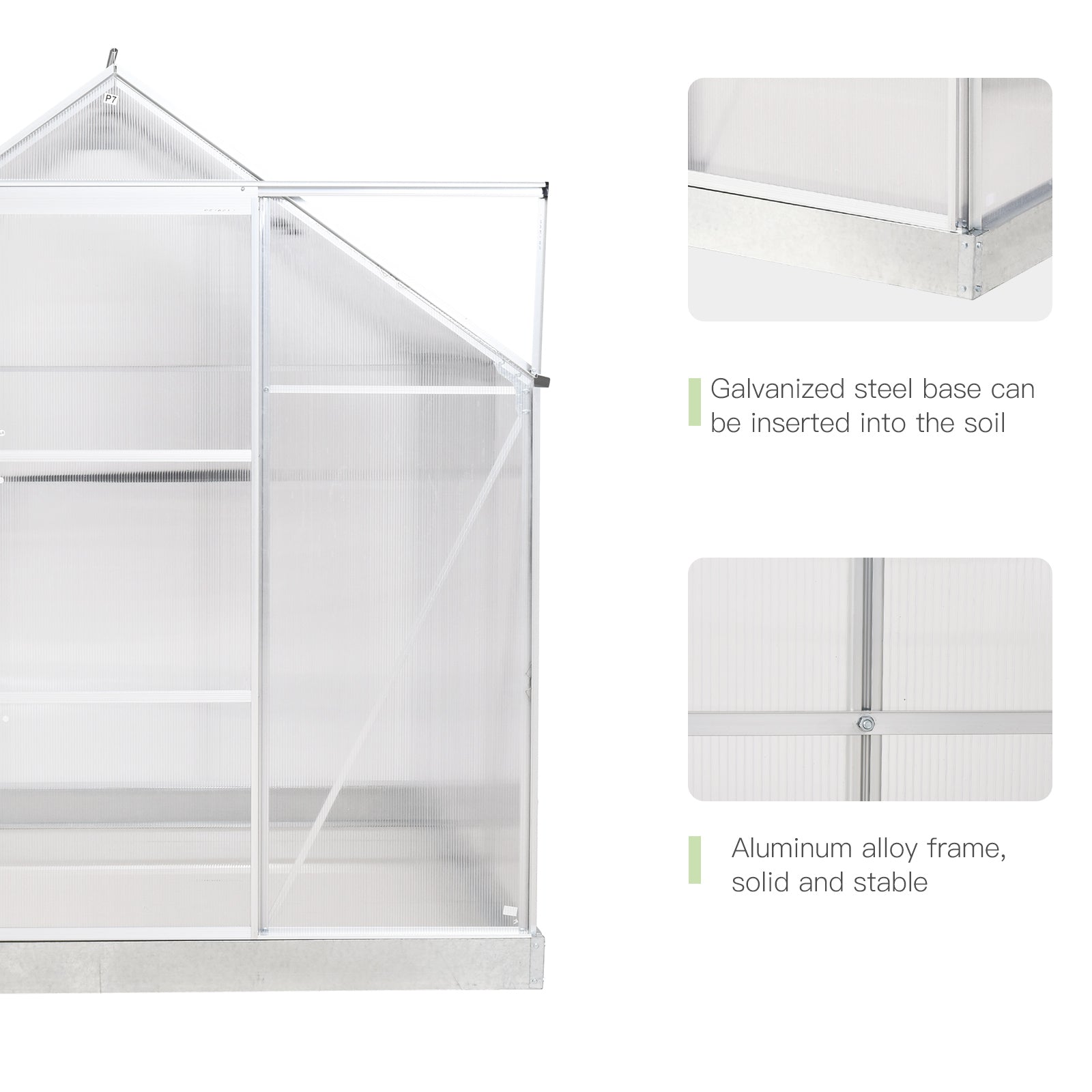 outsunny-6-x-6-ft-walk-in-greenhouse-polycarbonate-lean-to-greenhouse-grow-house-w-aluminium-frame-sliding-door-adjustable-window