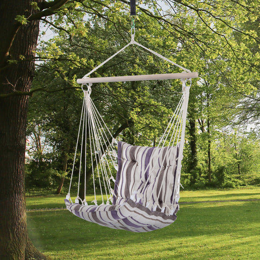 outsunny-outdoor-hammock-hanging-rope-cushioned-chair-garden-yard-patio-swing-seat-wooden-cotton-cloth-brown