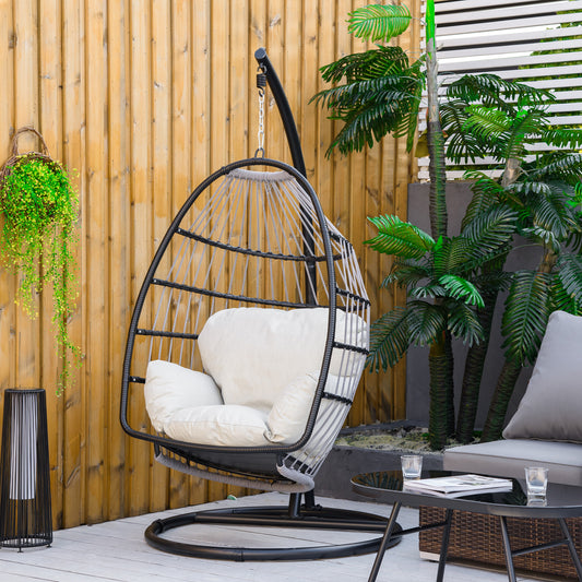 outsunny-rattan-hanging-egg-chair-with-folding-design-weave-swing-hammock-with-cushion-and-stand-for-indoor-outdoor-patio-garden-furniture-black