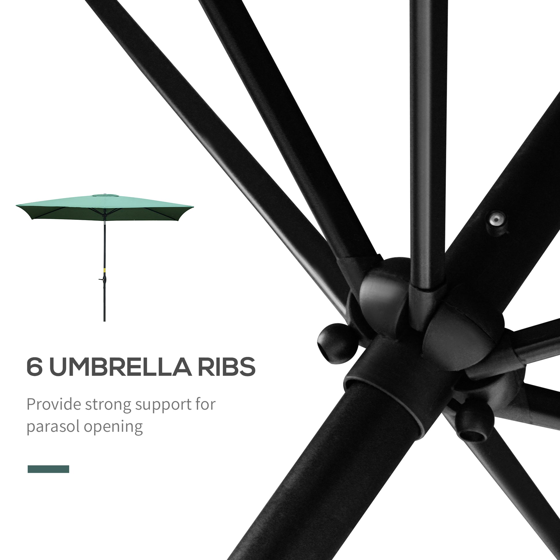 outsunny-2-x-3m-rectangular-market-umbrella-patio-outdoor-table-umbrellas-with-crank-push-button-tilt-green