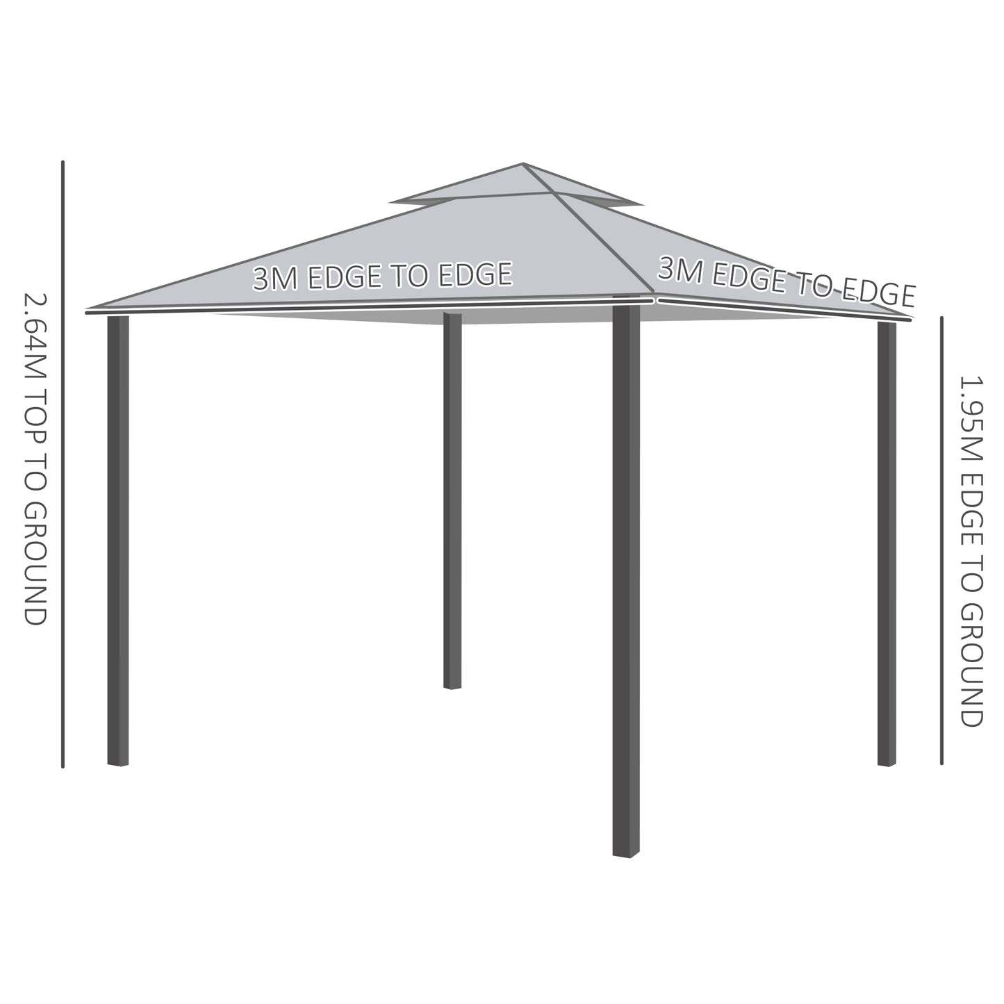 outsunny-2-tier-roof-gazebo-300lx300wx264h-cm-steel-frame-black-grey