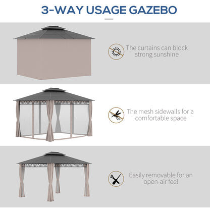 outsunny-3-6-x-3-m-outdoor-polycarbonate-gazebo-double-roof-hard-top-gazebo-with-nettings-curtains-for-garden-lawn-patio