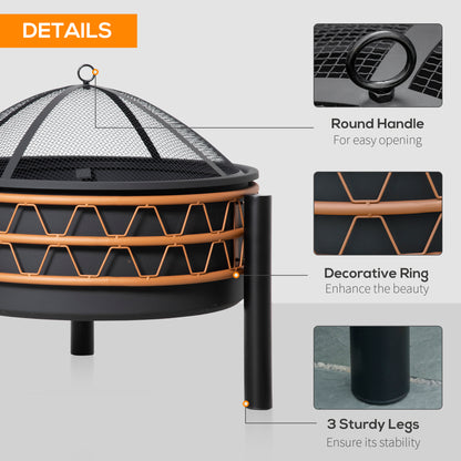 outsunny-outdoor-fire-pit-metal-round-firepit-bowl-charcoal-log-wood-burner-with-screen-cover-poker-for-patio-bbq-camping-64-x-64-x-58cm-black