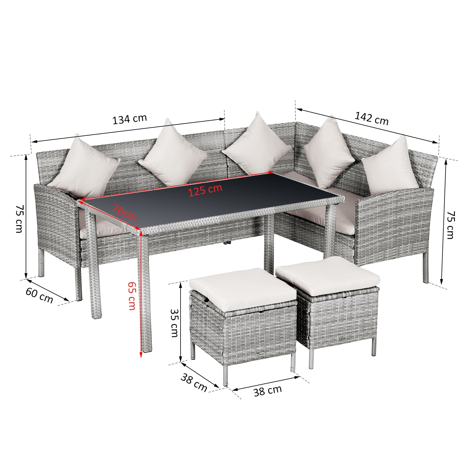 outsunny-6-seater-garden-outdoor-patio-rattan-corner-dining-set-wicker-sofa-foot-stool-dining-table-with-white-cushions-mixed-grey