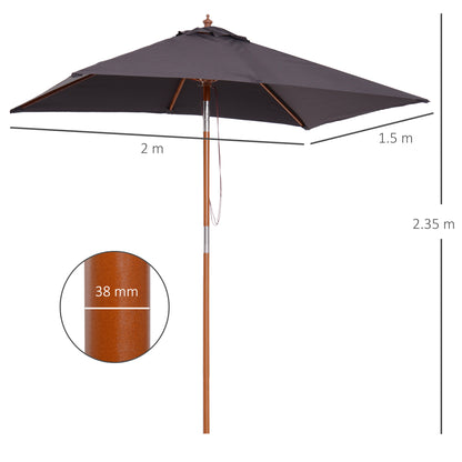 outsunny-2m-x-1-5m-tilt-mechanism-bamboo-wooden-frame-parasol-deep-grey