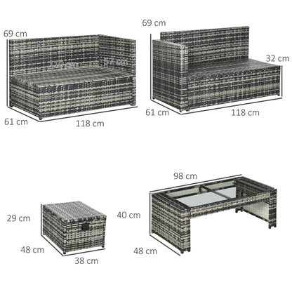 outsunny-6-piece-rattan-garden-furniture-set-8-seater-outdoor-sofa-sectional-with-3-cushioned-loveseat-2-footstools-table-grey