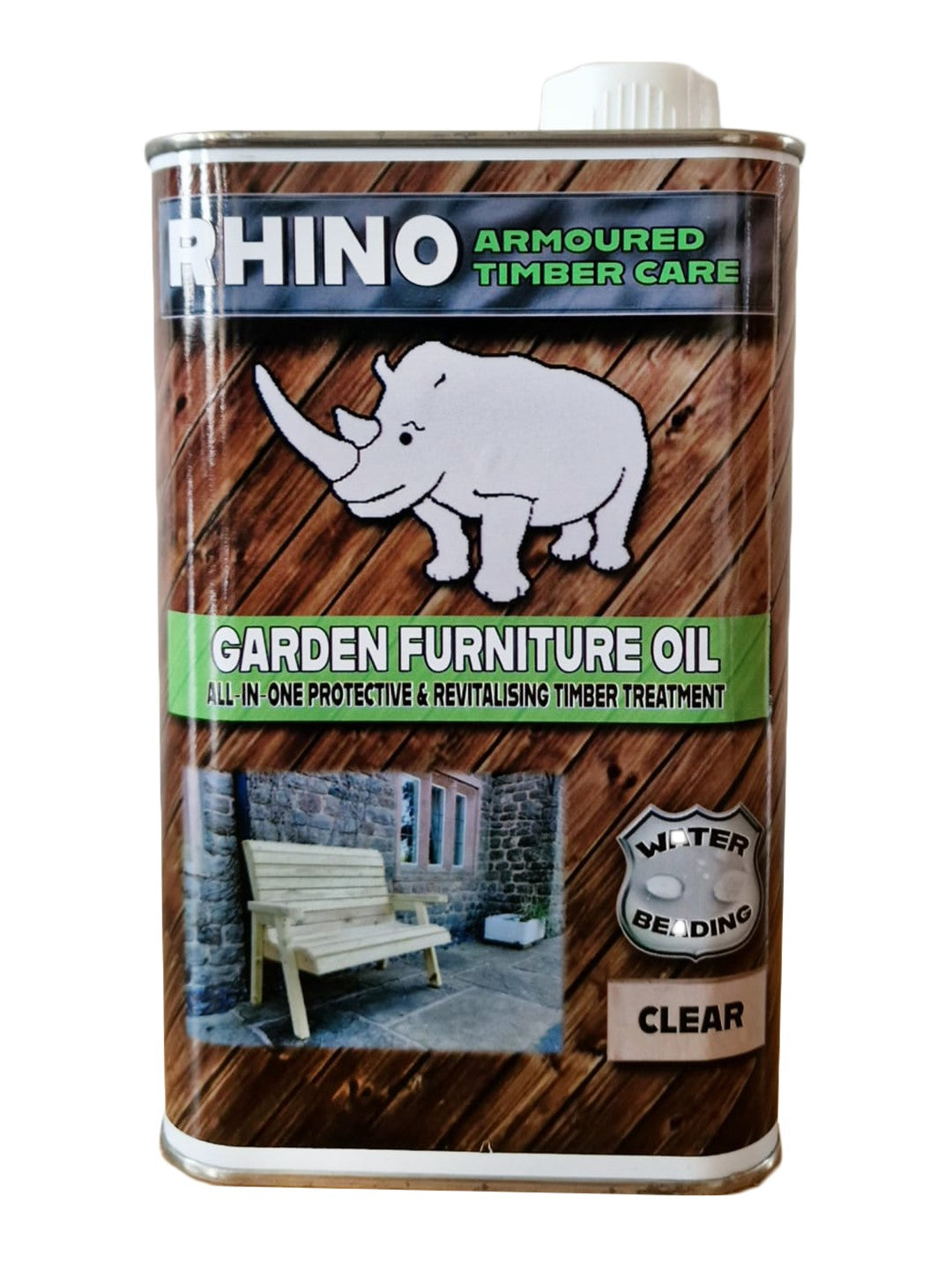 Rhino Clear 1 Ltr Tin