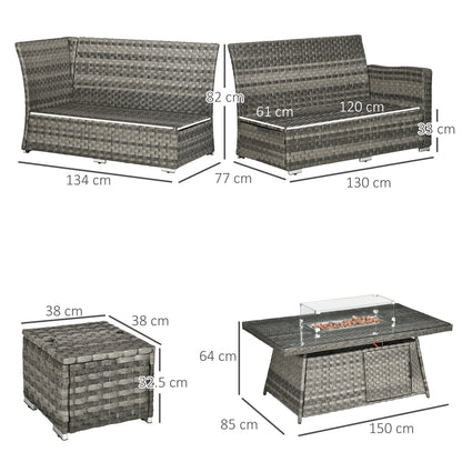 outsunny-9-seater-pe-rattan-garden-furniture-set-50-000-btu-gas-fire-pit-table-double-corner-sofa-3-footstools-grey