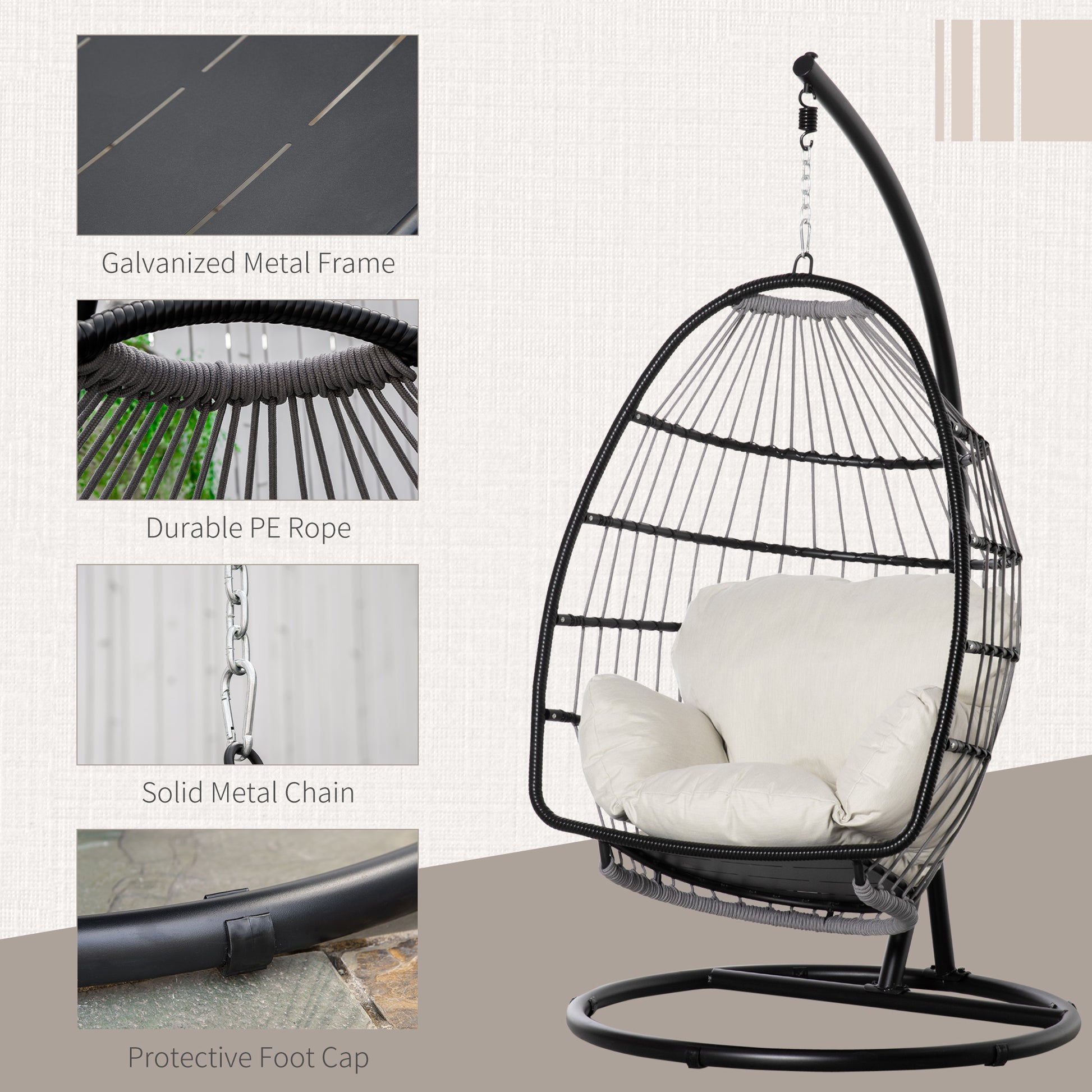 outsunny-rattan-hanging-egg-chair-with-folding-design-weave-swing-hammock-with-cushion-and-stand-for-indoor-outdoor-patio-garden-furniture-black