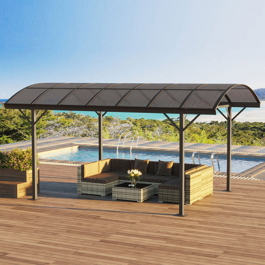 outsunny-5-x-3m-hardtop-carport-aluminium-gazebo-pavilion-garden-shelter-pergola-with-polycarbonate-roof-brown