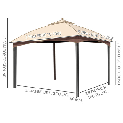 outsunny-4-x-3m-patio-gazebo-garden-canopy-shelter-with-double-tier-roof-removable-netting-and-curtains-for-lawn-poolside-khaki