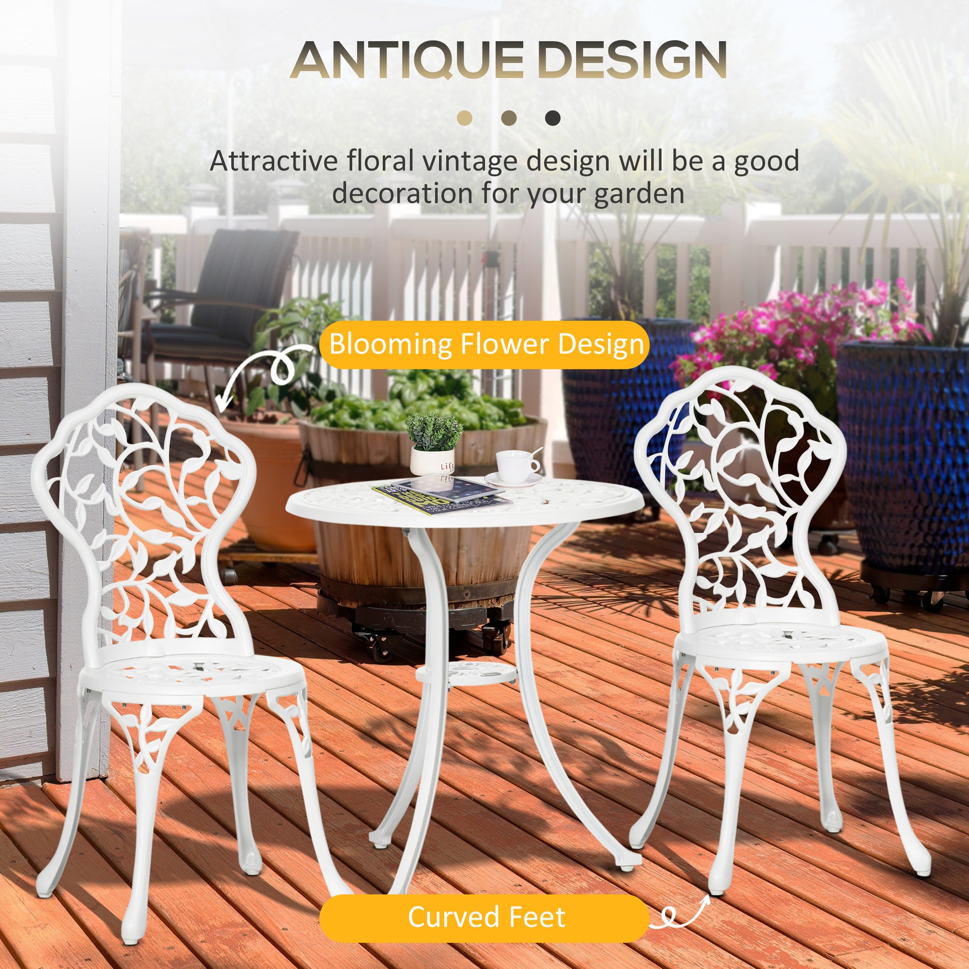 outsunny-3-pcs-aluminium-bistro-set-garden-furniture-dining-table-chairs-antique-outdoor-seat-patio-seater-white