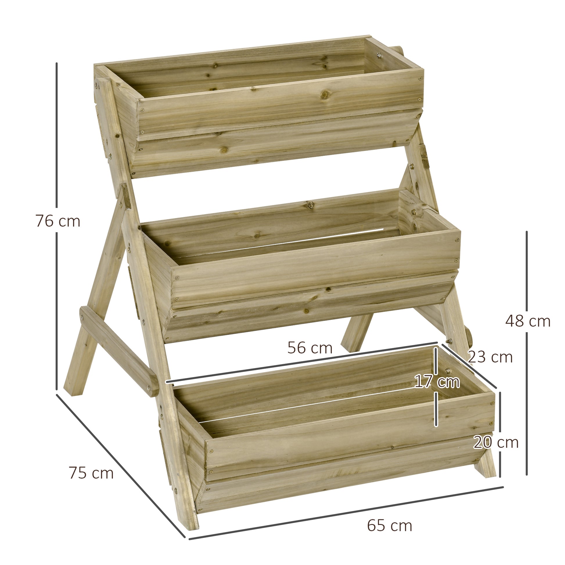 outsunny-3-tier-raised-garden-bed-wooden-elevated-planter-box-kit-for-flower-vegetable-herb-120-x-68-x-80cm-green