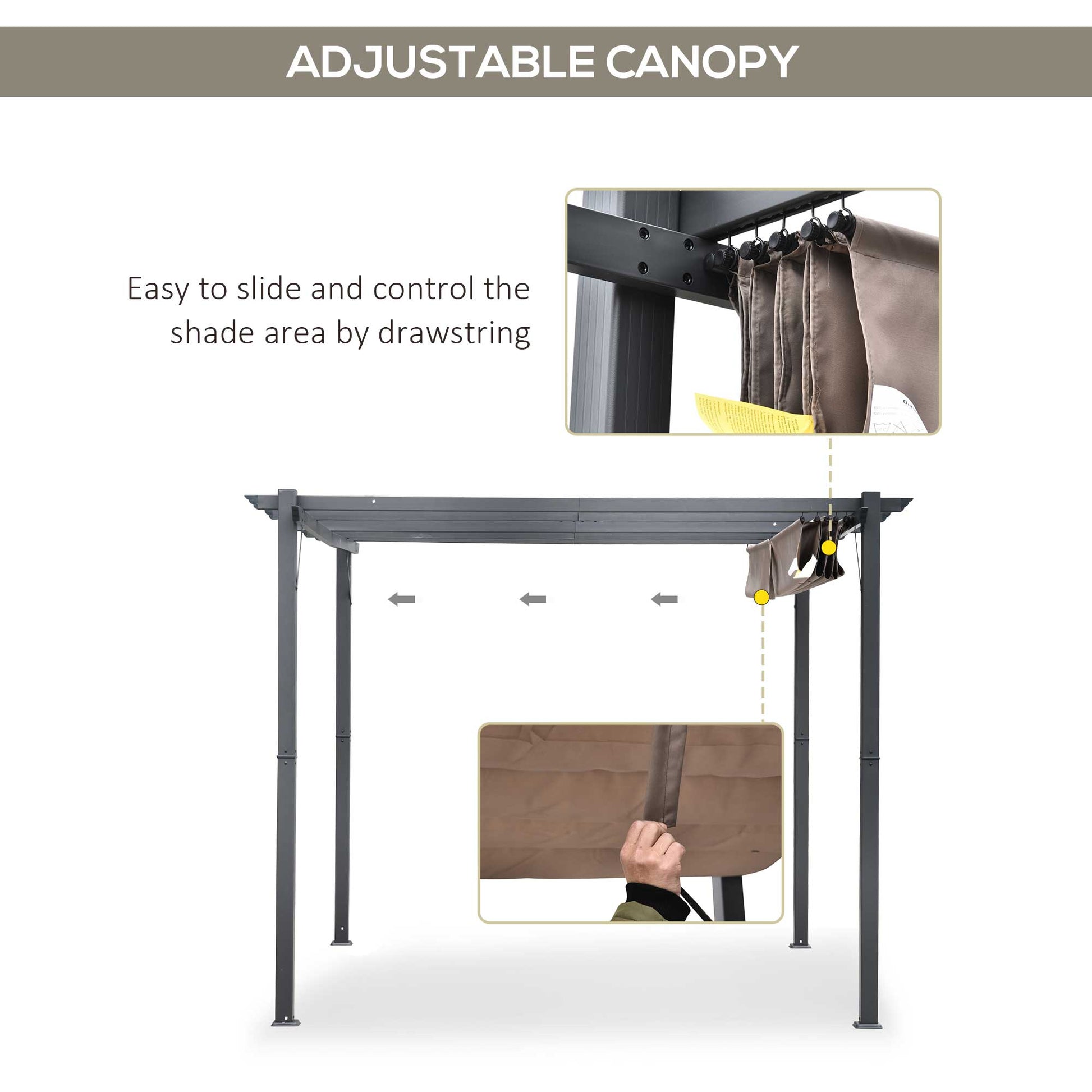 outsunny-3-x-3-meter-aluminium-pergola-canopy-gazebo-awning-outdoor-garden-sun-shade-shelter-marquee-party-bbq