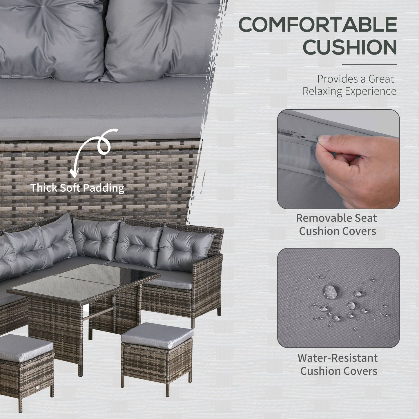 outsunny-8-seater-garden-rattan-corner-dining-sofa-set-outdoor-wicker-conservatory-furniture-lawn-patio-coffee-table-foot-stool-w-cushion-grey