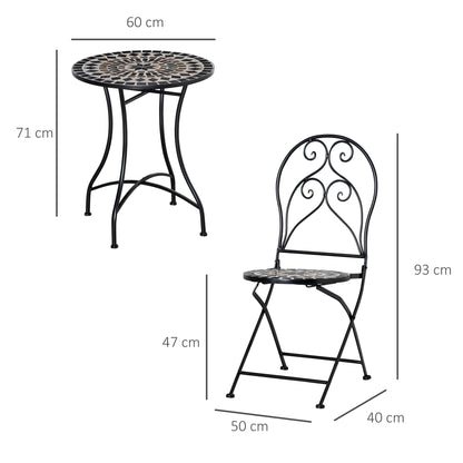 outsunny-3-piece-garden-outdoor-bistro-set-with-coffee-table-and-2-folding-chairs-mosaic-tile-top-and-seats-metal-frame-for-patio-balcony