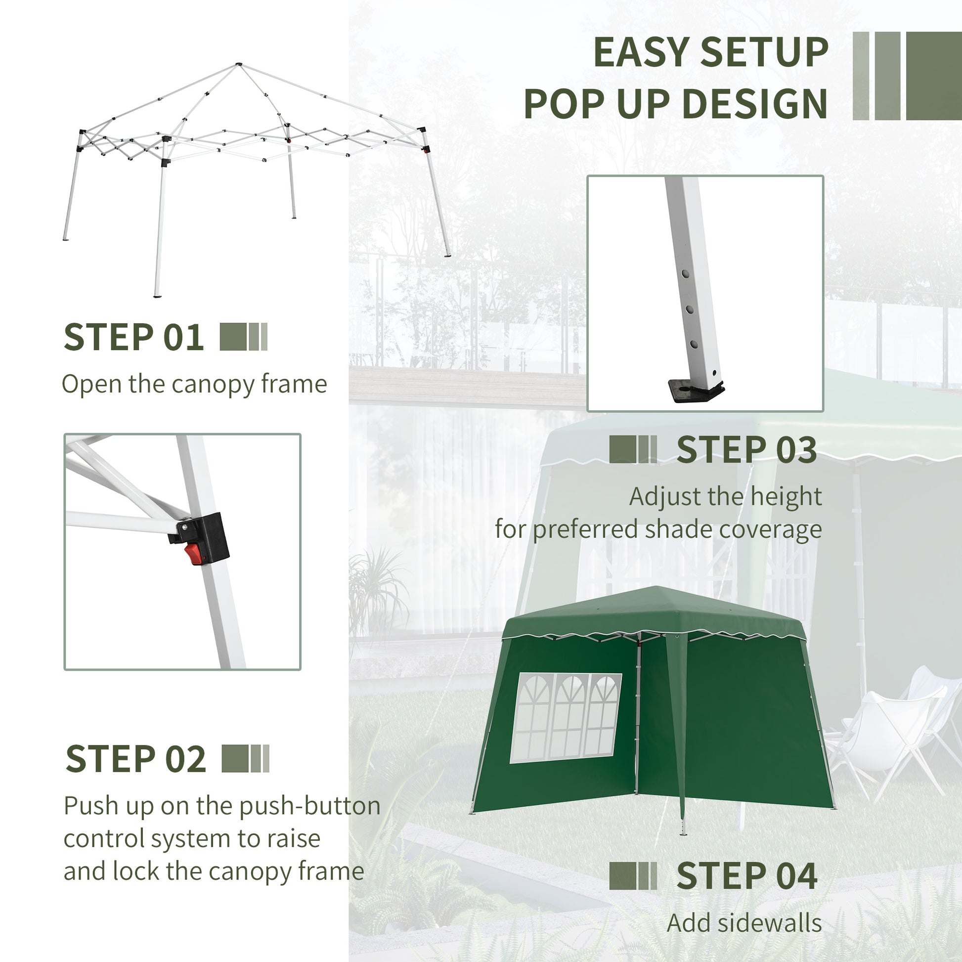 outsunny-pop-up-gazebo-with-2-sides-slant-legs-and-carry-bag-height-adjustable-uv50-party-tent-event-shelter-for-garden-patio-green