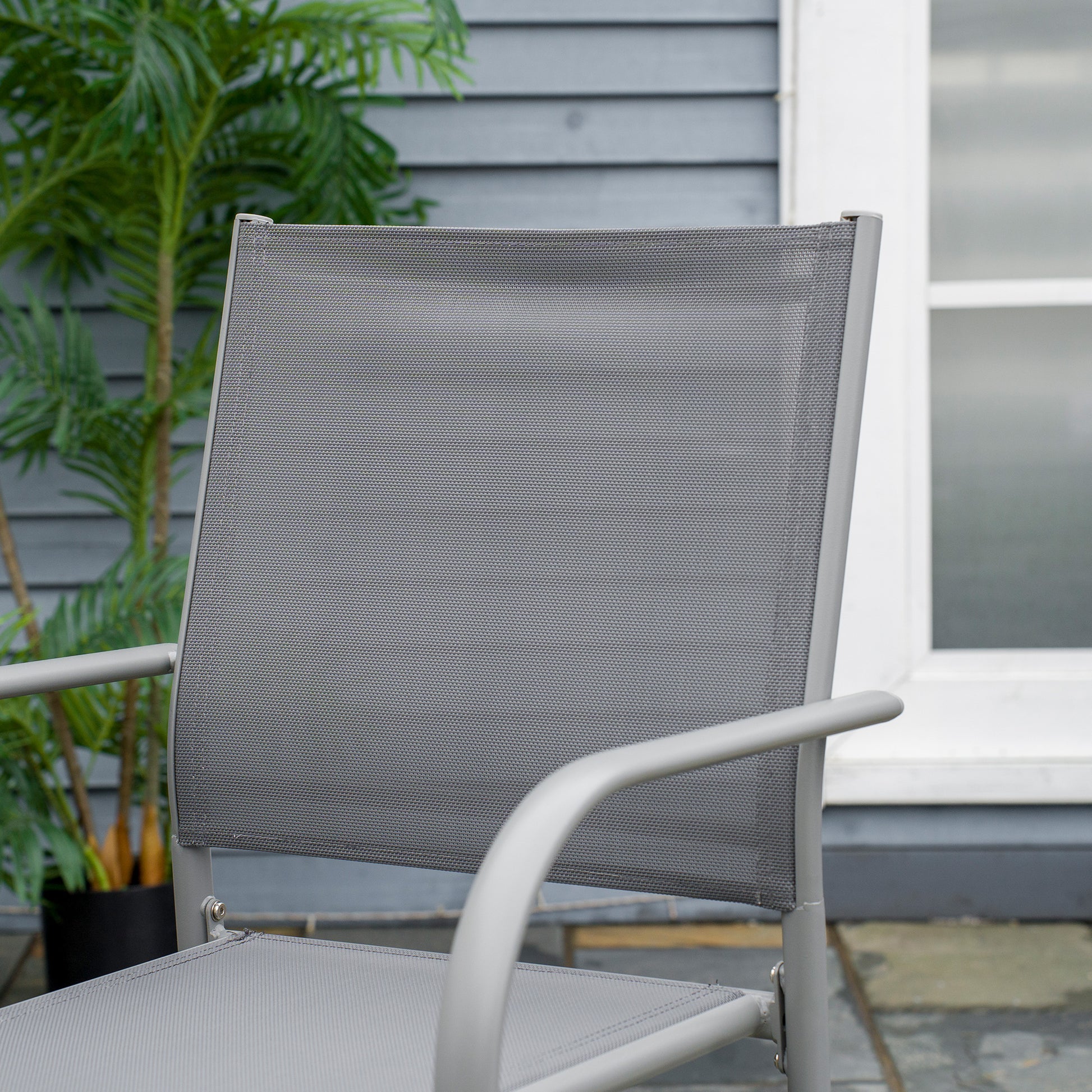 outsunny-7-piece-garden-dining-set-outdoor-table-and-6-stackable-chairs-steel-frame-tempered-glass-top-table-mesh-seats-grey