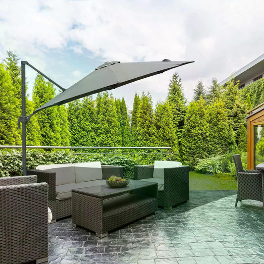 outsunny-3m-patio-offset-parasol-roma-umbrella-cantilever-hanging-sun-shade-canopy-shelter-360-rotation-with-cross-base-dark-grey