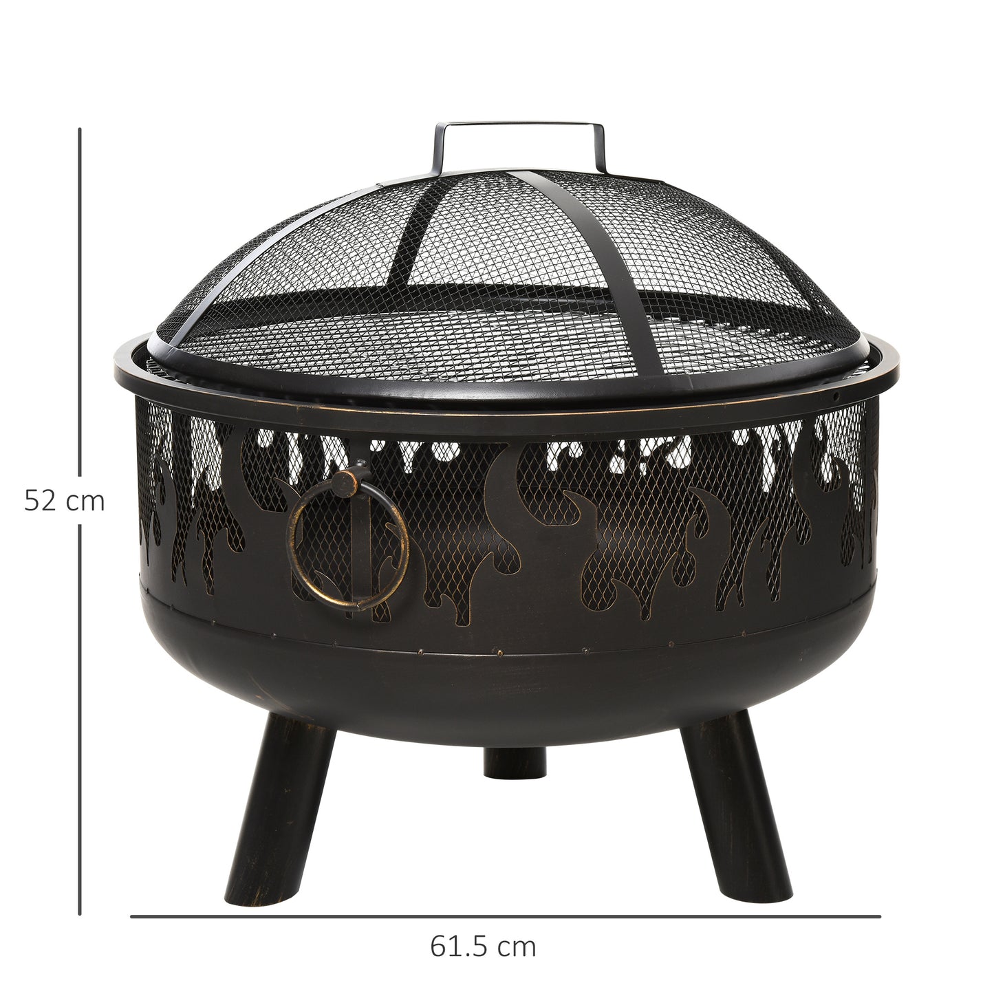 outsunny-2-in-1-outdoor-fire-pit-with-cooking-grate-steel-bbq-grill-bowl-heater-with-spark-screen-cover-fire-poker-for-backyard-bonfire-patio