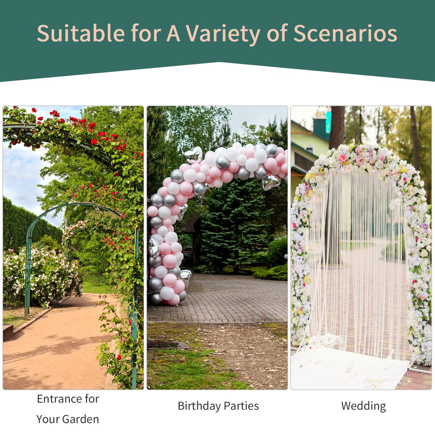 outsunny-metal-decorative-garden-rose-arch-arbour-trellis-for-climbing-plants-support-archway-wedding-gate-120l-x-30w-x-226h-cm