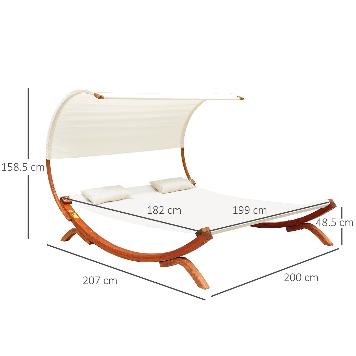 outsunny-hammock-chaise-day-bed-with-canopy-wooden-double-sun-lounger-cream