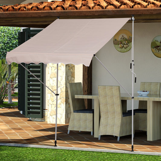 outsunny-2x1-5m-garden-patio-manual-awning-canopy-sun-shade-shelter-adjustable-aluminium-frame-awning-beige