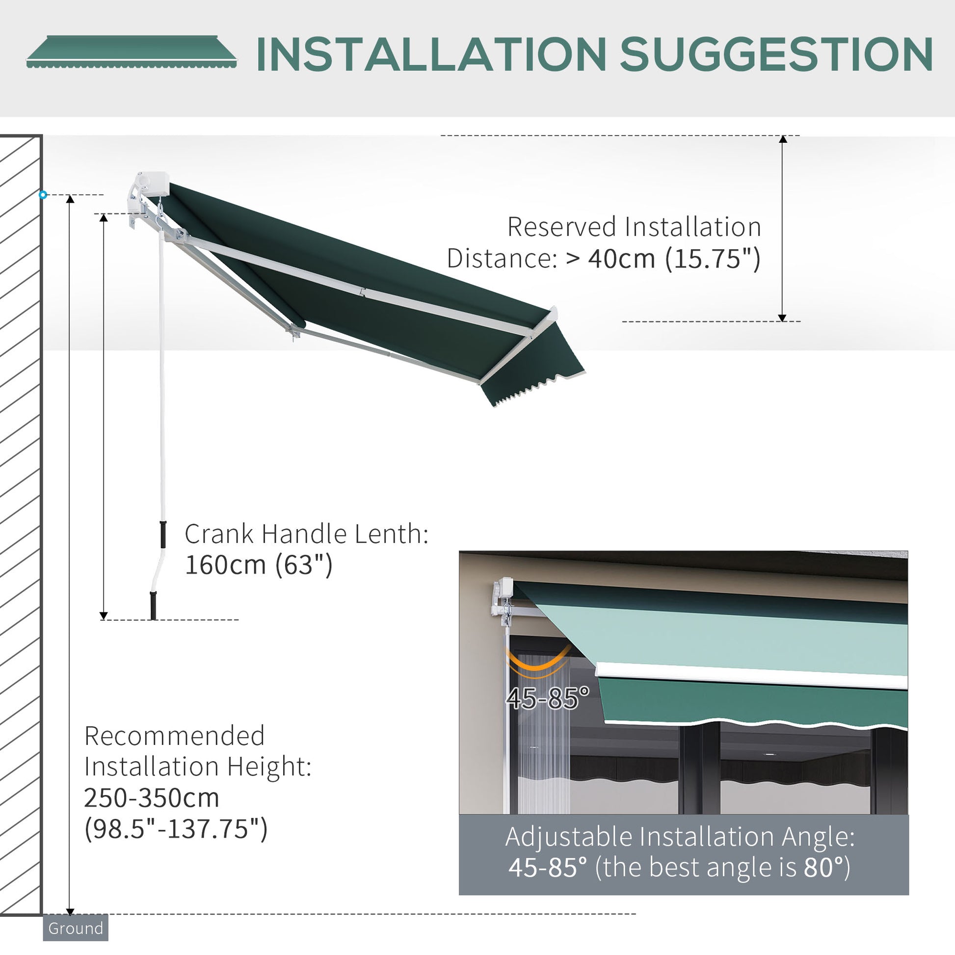 outsunny-2-5m-x-2m-garden-patio-manual-awning-canopy-sun-shade-shelter-retractable-with-winding-handle-green