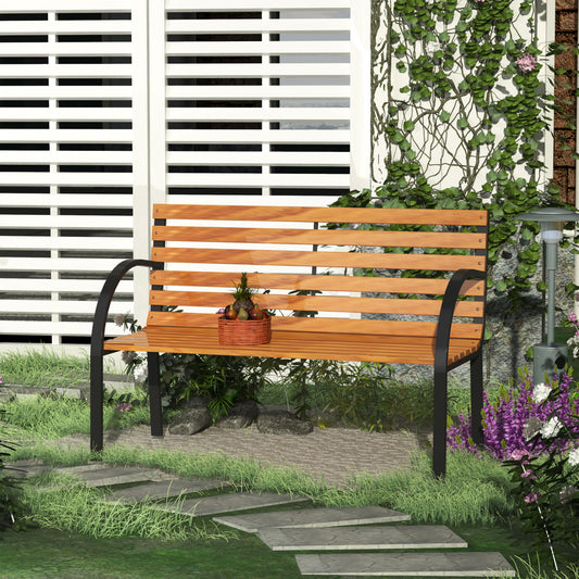 outsunny-wooden-garden-bench-park-bench-2-seater-love-chair-outdoor-patio-porch-furniture-w-sturdy-metal-frame