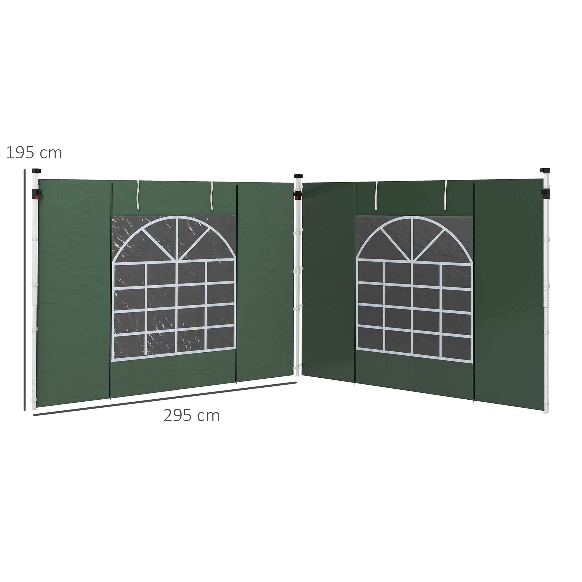 outsunny-gazebo-side-panels-2-pack-sides-replacement-for-3x3m-or-3x6m-pop-up-gazebo-with-windows-and-doors-green