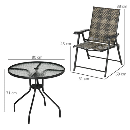 outsunny-5-pcs-rattan-dining-sets-garden-dining-set-w-pe-rattan-folding-armchair-round-glass-top-dining-table-with-umbrella-hole-mixed-grey