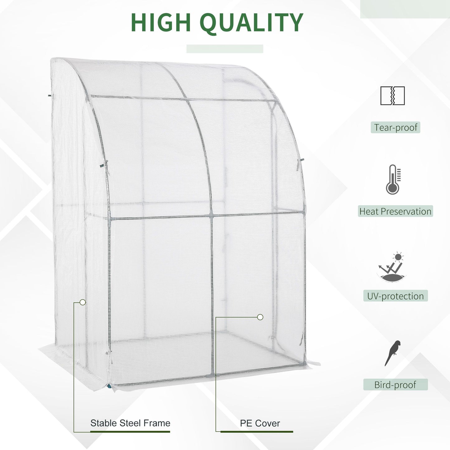 outsunny-outdoor-walk-in-lean-to-wall-greenhouse-with-zippered-roll-up-door-and-pe-cover-143l-x-118w-x-212hcm-white