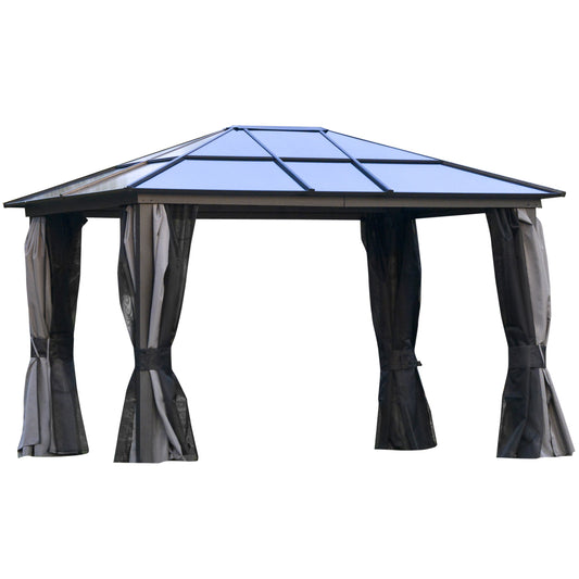 outsunny-3-6-x-3m-hardtop-gazebo-with-uv-resistant-polycarbonate-roof-aluminium-frame-garden-pavilion-with-mosquito-netting-and-curtains