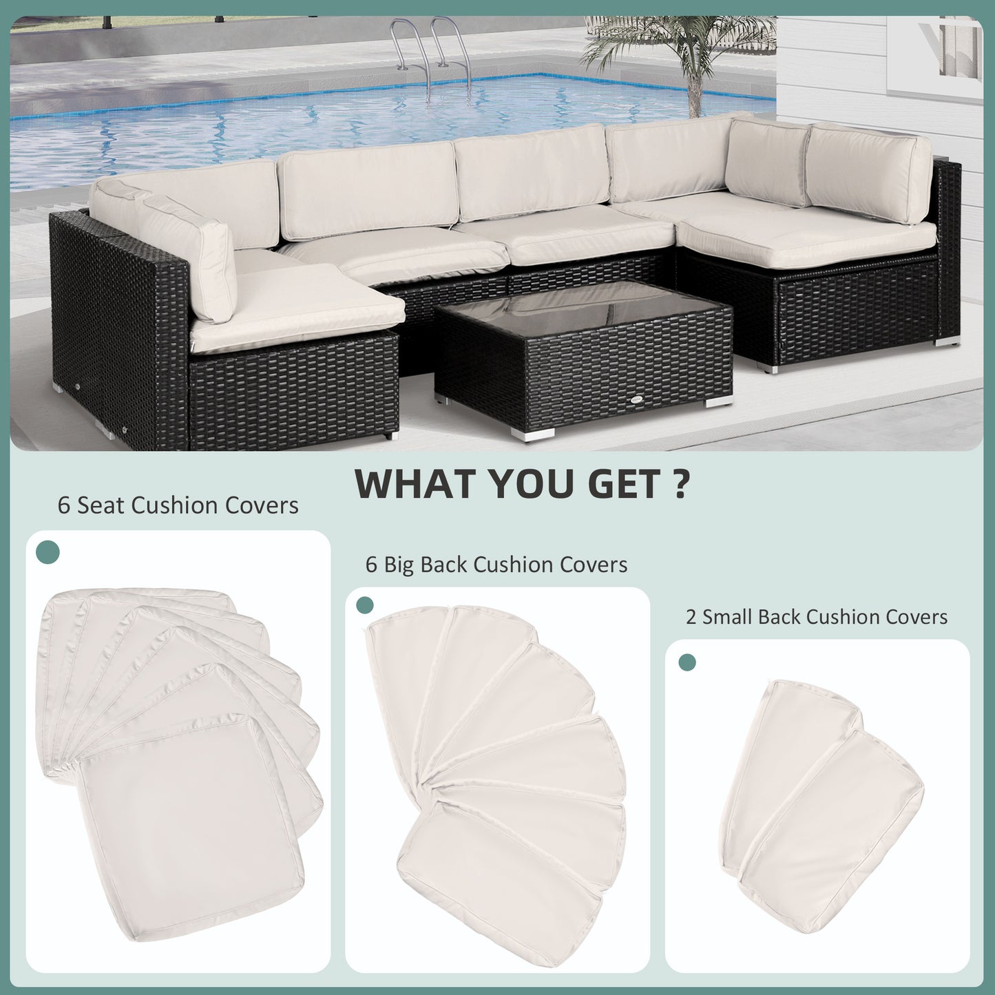 outsunny-garden-rattan-sofa-seat-cushion-covers-replacement-outdoor-no-cushion-included-beige