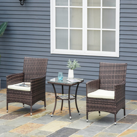 outsunny-2-seater-outdoor-rattan-armchair-dining-chair-garden-patio-furniture-w-armrests-cushions-mixed-brown