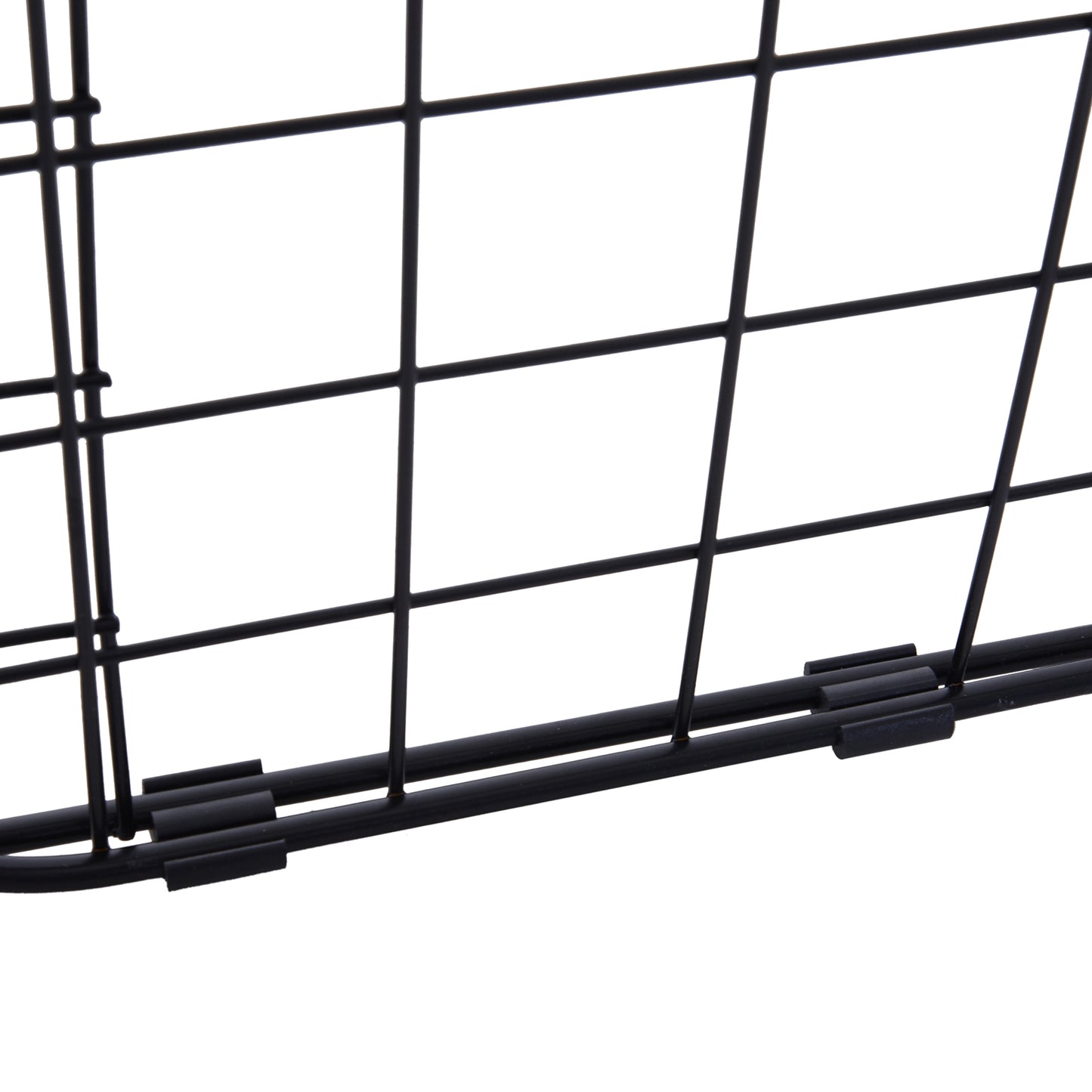 PawHut Heavy Duty Pet Car Barrier, 91-145Wx30H cm-Black