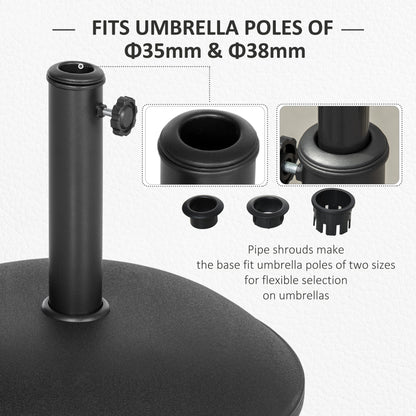 outsunny-20kg-parasol-base-heavy-duty-cement-umbrella-base-round-grey-black