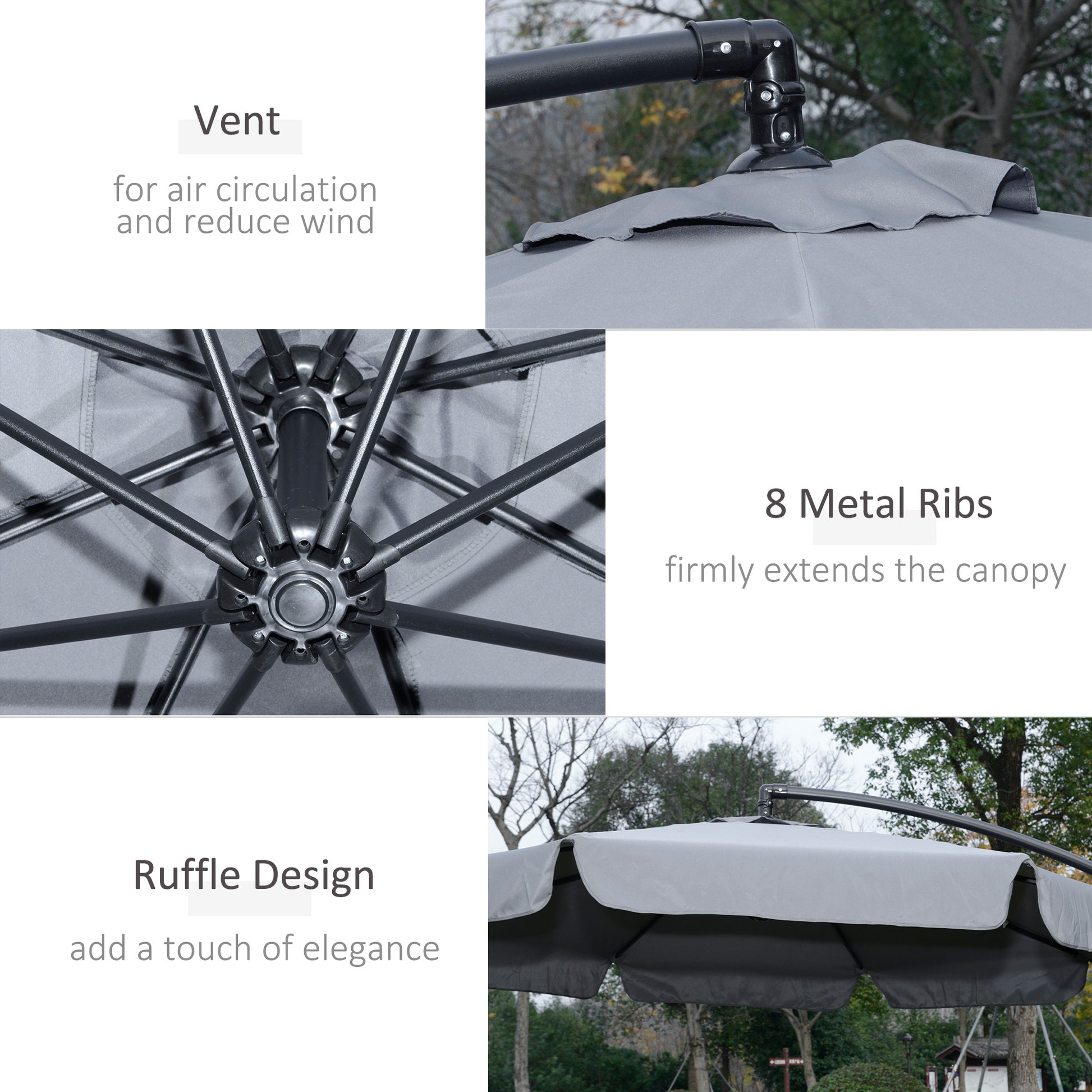 outsunny-2-7m-banana-parasol-cantilever-umbrella-with-crank-handle-and-cross-base-for-outdoor-hanging-sun-shade-dark-grey