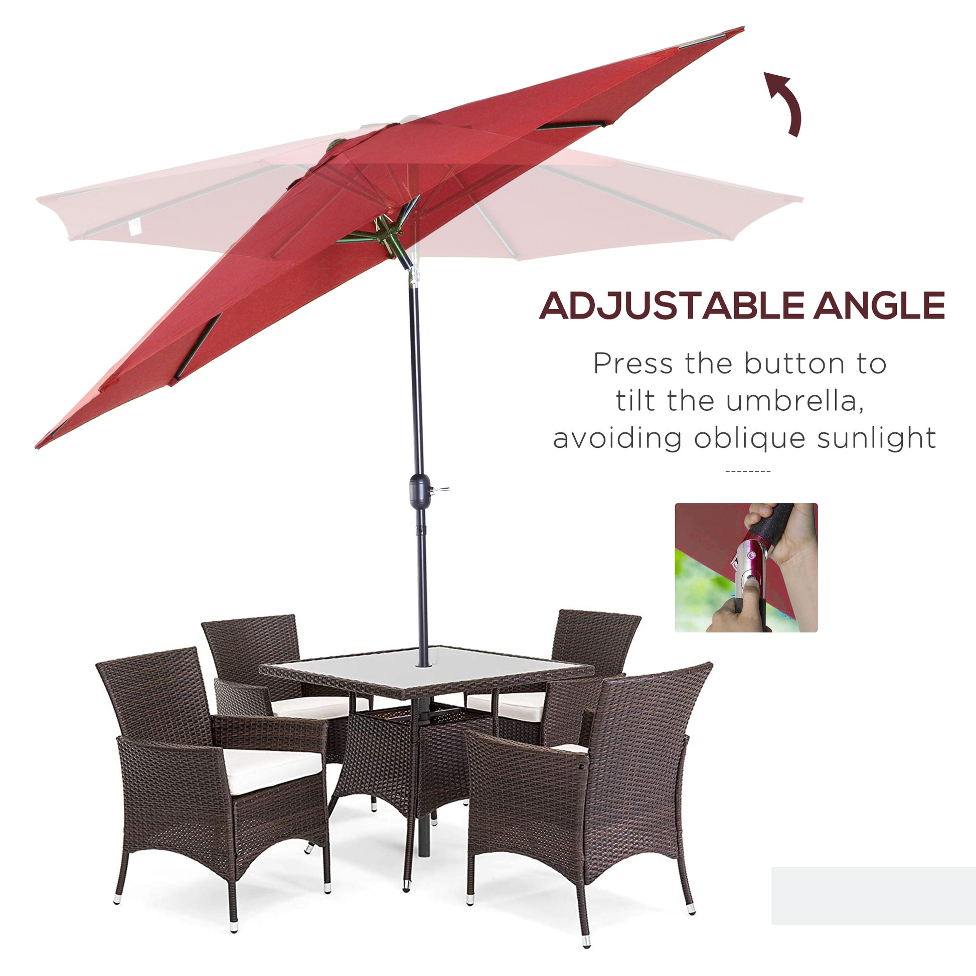 outsunny-3m-tilting-parasol-garden-umbrellas-outdoor-sun-shade-with-8-ribs-tilt-and-crank-handle-for-balcony-bench-garden-wine-red