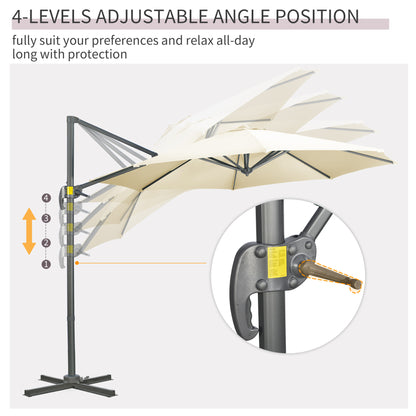 outsunny-3-x-3m-cantilever-parasol-with-cross-base-garden-umbrella-with-360-rotation-crank-handle-and-tilt-for-outdoor-patio-cream-white