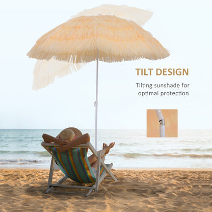 outsunny-patio-garden-hawaii-beach-sun-umbrella-sunshade-hawaiian-folding-tilting-crank-parasol-wheat