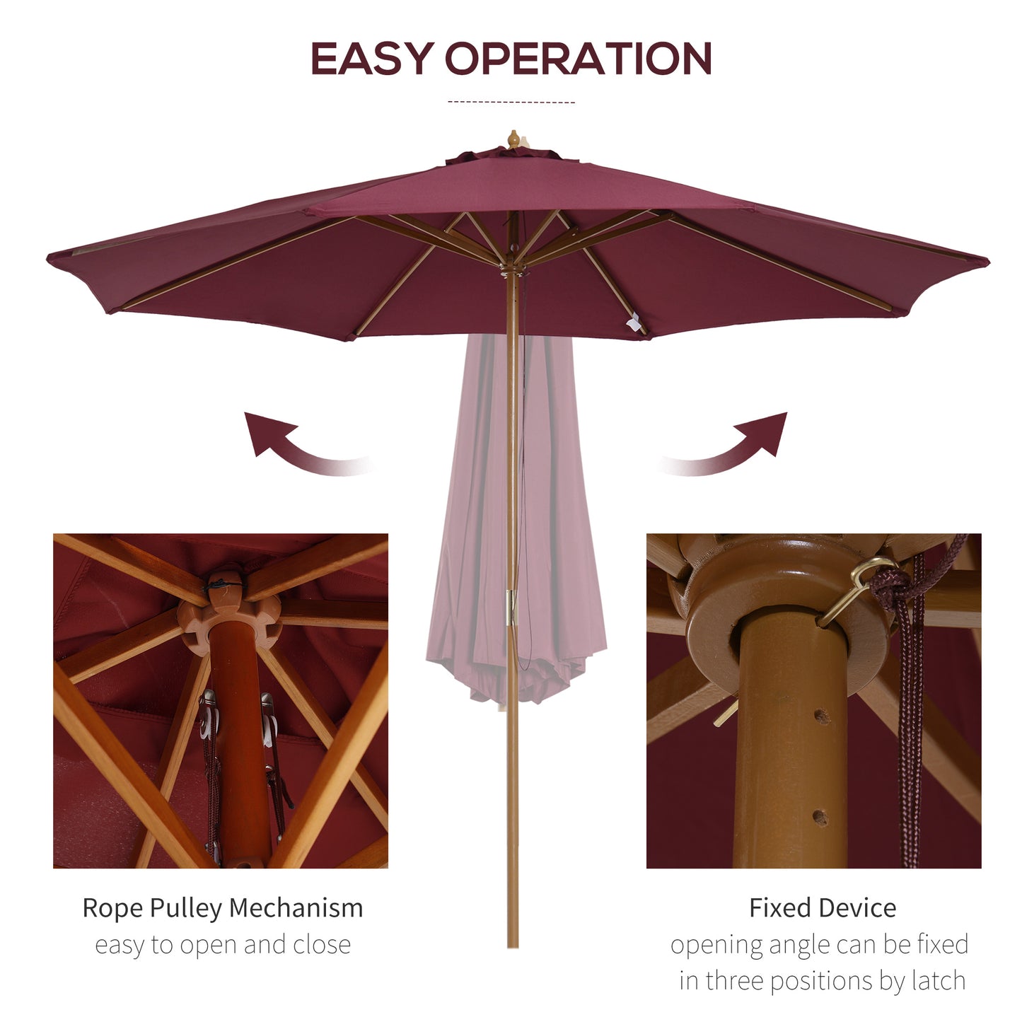 outsunny-3m-bamboo-wooden-market-patio-umbrella-garden-parasol-outdoor-sunshade-canopy-8-ribs-wine-red