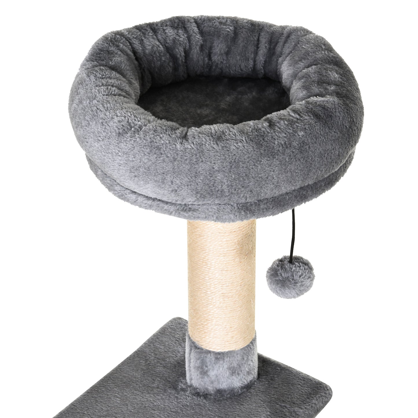 PawHut Cat Tree Condo Tower Multi-level Height 150CM  Kittens Activity Stand House with Toys & Various Scratching Posts