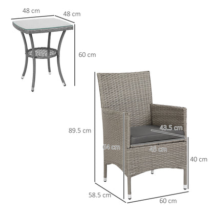 outsunny-three-piece-rattan-bistro-set-with-cushions-garden-furniture-wicker-weave-conservatory-companion-chair-table-set-grey