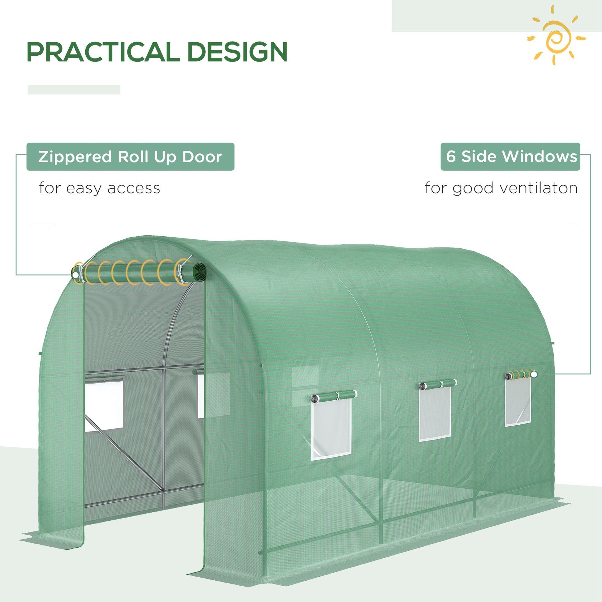 outsunny-3-5-x-2-x-2-m-polytunnel-greenhouse-walk-in-pollytunnel-tent-with-steel-frame-pe-cover-roll-up-door-and-6-windows-green