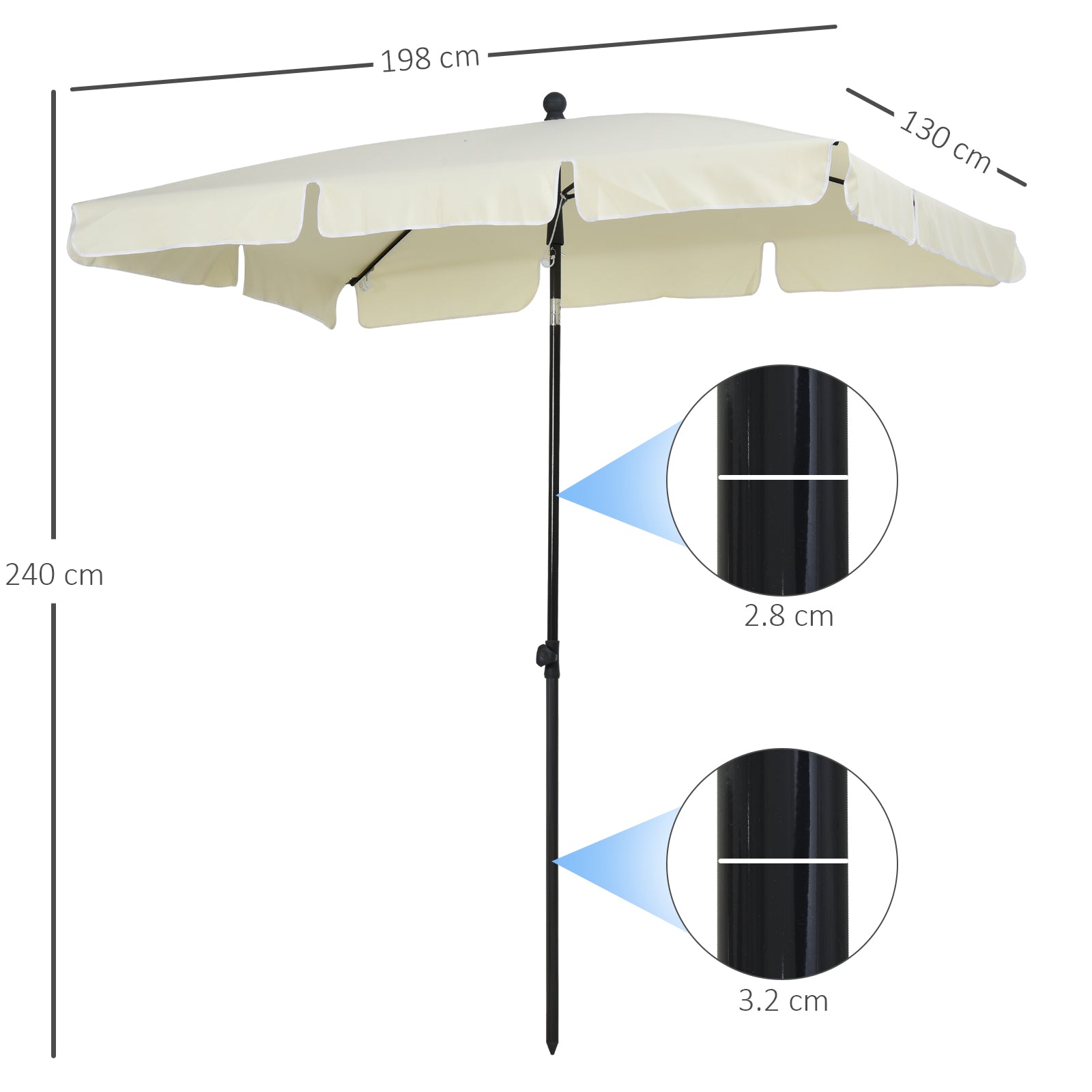 outsunny-aluminium-sun-umbrella-parasol-patio-garden-tilt-2m-x-1-25m-cream-white