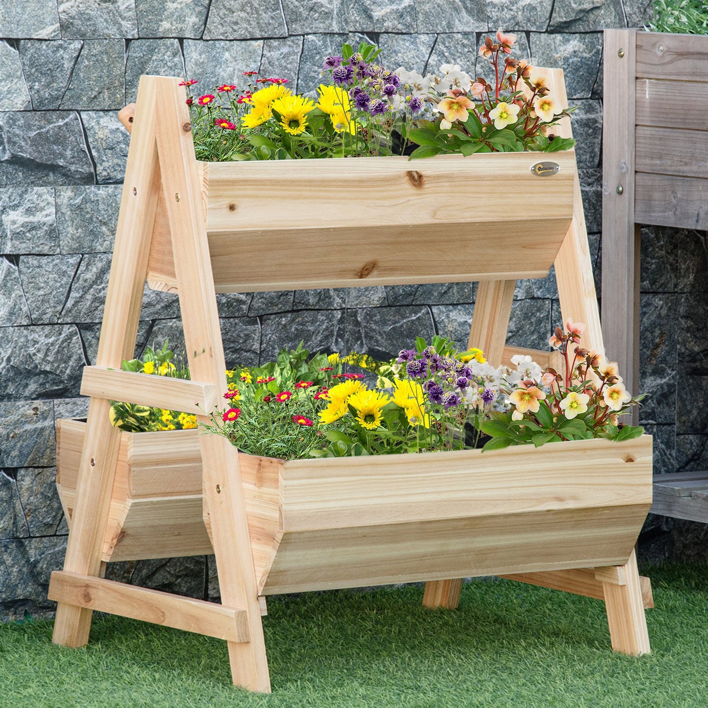 outsunny-wood-raised-garden-bed-outdoor-planter-box-with-stand-nonwoven-fabric-for-vegetables-herbs-flowers-natural