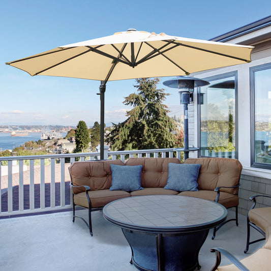 outsunny-3m-patio-offset-parasol-roma-umbrella-cantilever-hanging-sun-shade-canopy-shelter-360-rotation-with-cross-base-beige