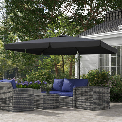 outsunny-3m-cantilever-roma-parasol-hanging-garden-parasol-aluminium-square-patio-umbrella-with-crank-handle-and-tilt-outdoor-patio-sun-shade-with-vented-top-8-ribs-cross-base-grey